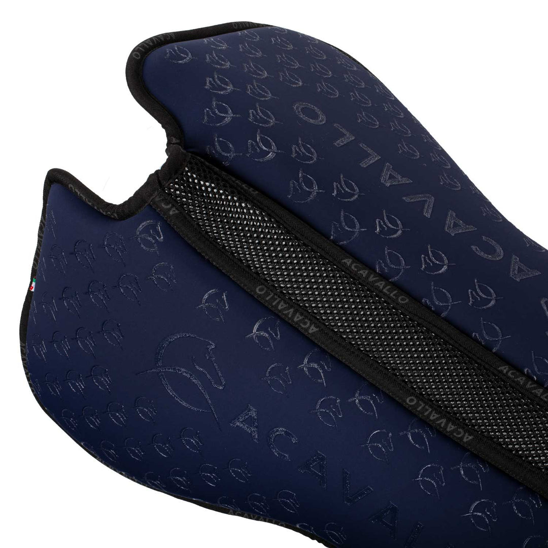 Acavallo Memory Foam 3D Spacer Silicone Grip Half Pad - Dressage
