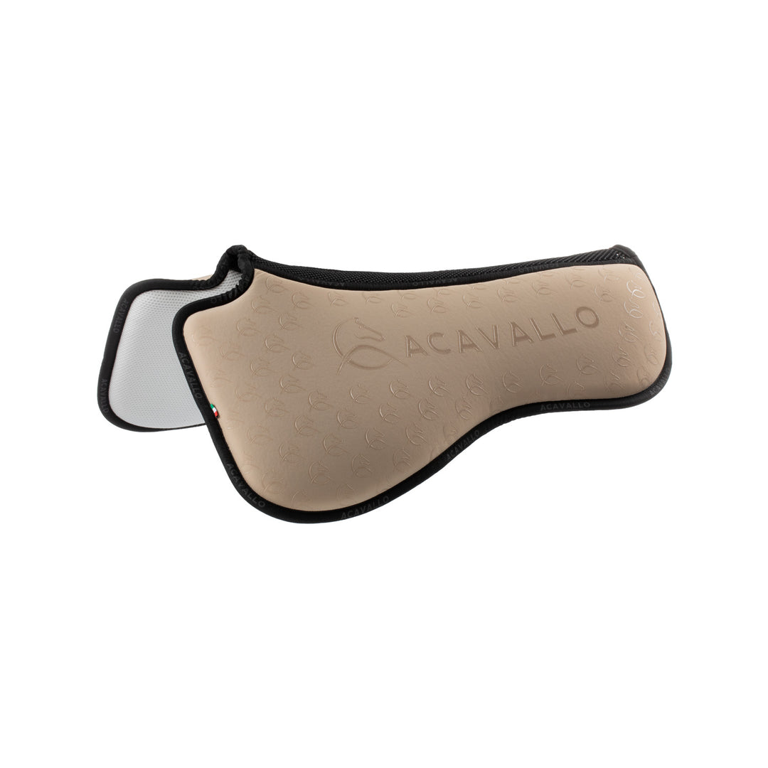 Acavallo Memory Foam 3D Spacer Silicone Grip Half Pad - Dressage