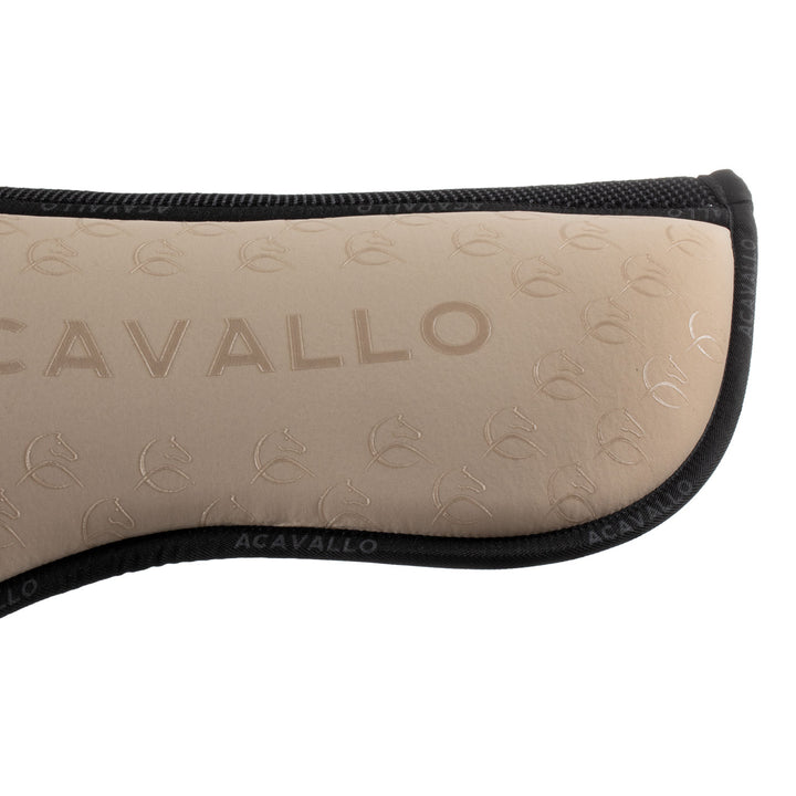 Acavallo Memory Foam 3D Spacer Silicone Grip Half Pad - Dressage