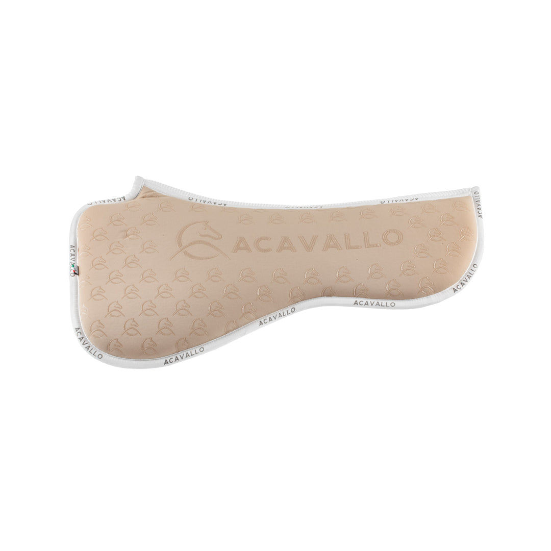 Acavallo Memory Foam 3D Spacer Silicone Grip Half Pad - Dressage