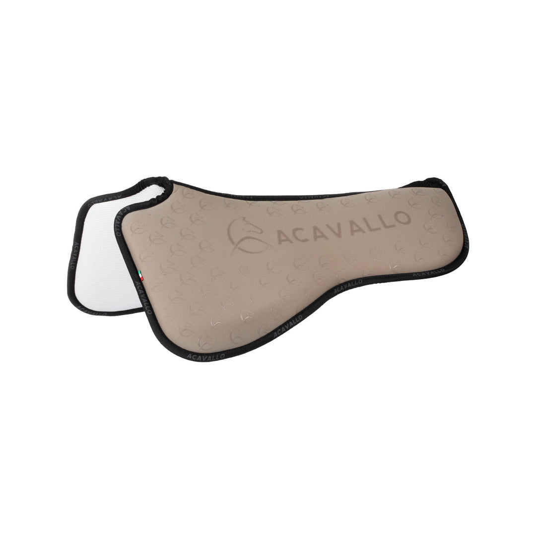 Acavallo Memory Foam 3D Spacer Silicone Grip Half Pad - Dressage