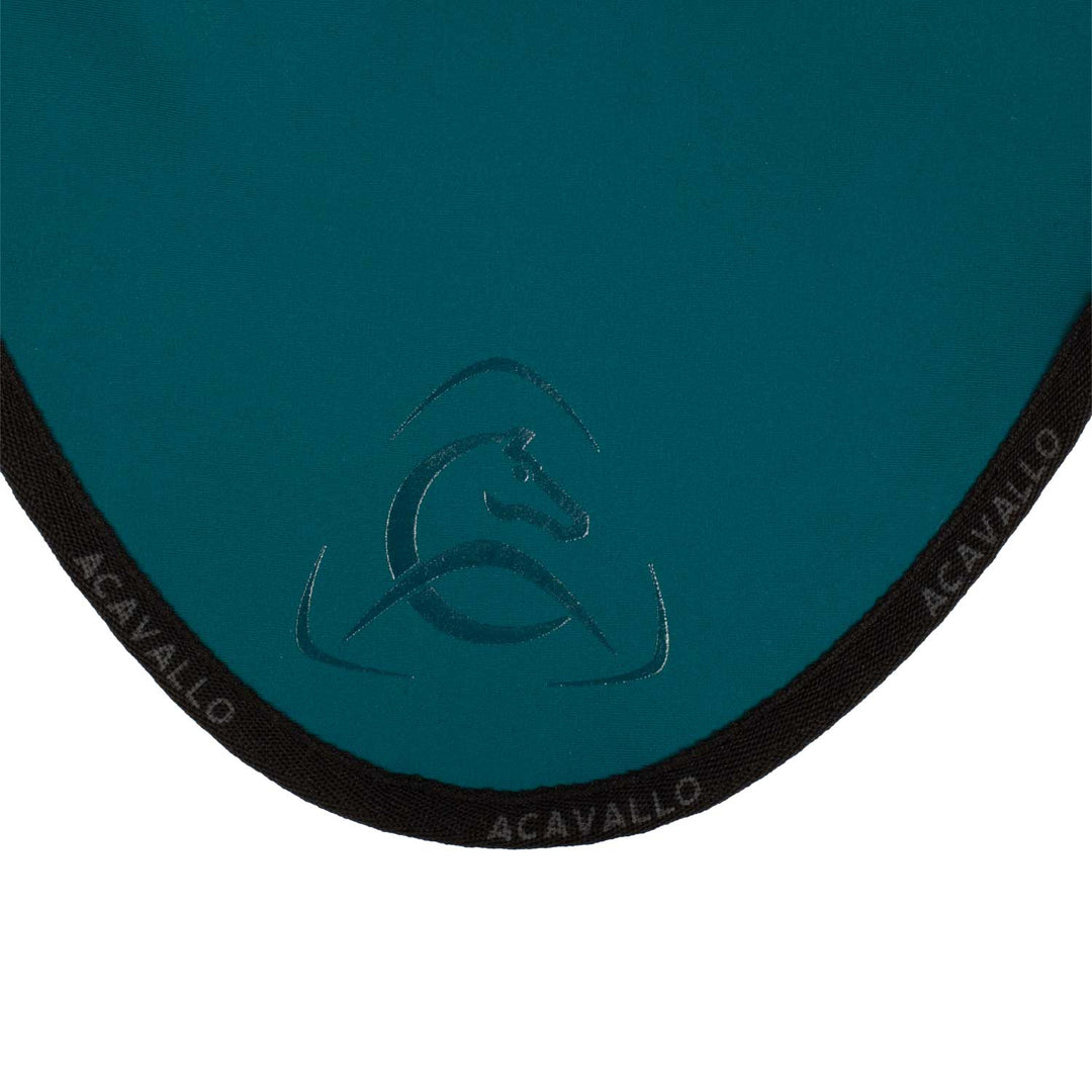 Acavallo Elastane Fly Veil Silicone Logo - Petrol/Black