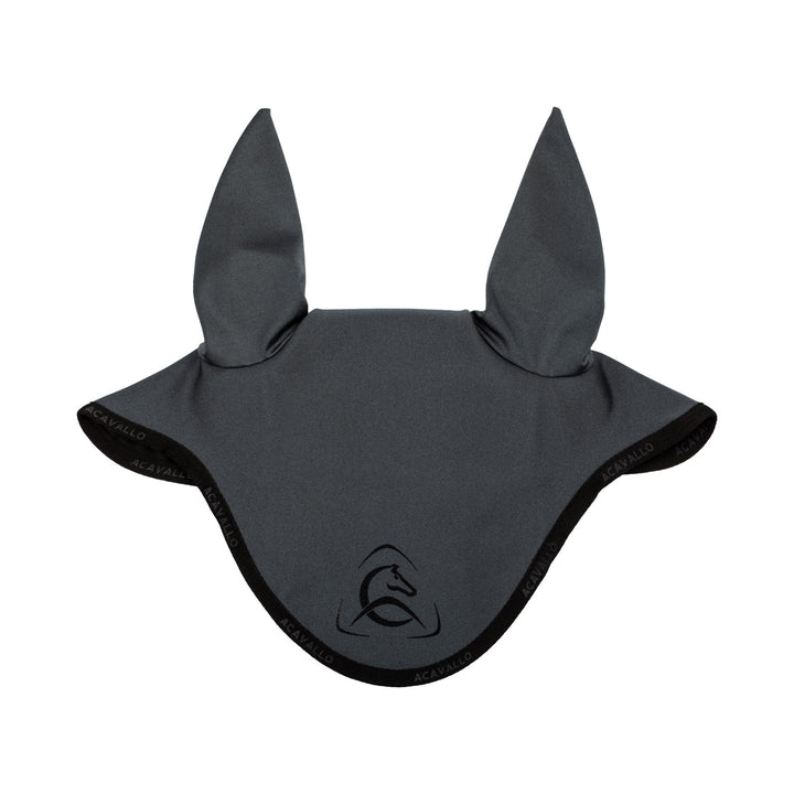 Acavallo Elastane Fly Veil Silicone Logo - Smoke Dore/Black