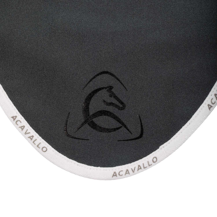 Acavallo Elastane Fly Veil Silicone Logo - Smoke Dore/White