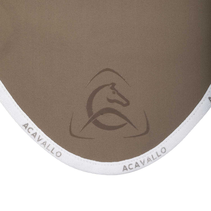 Acavallo Elastane Fly Veil Silicone Logo - Terra/White