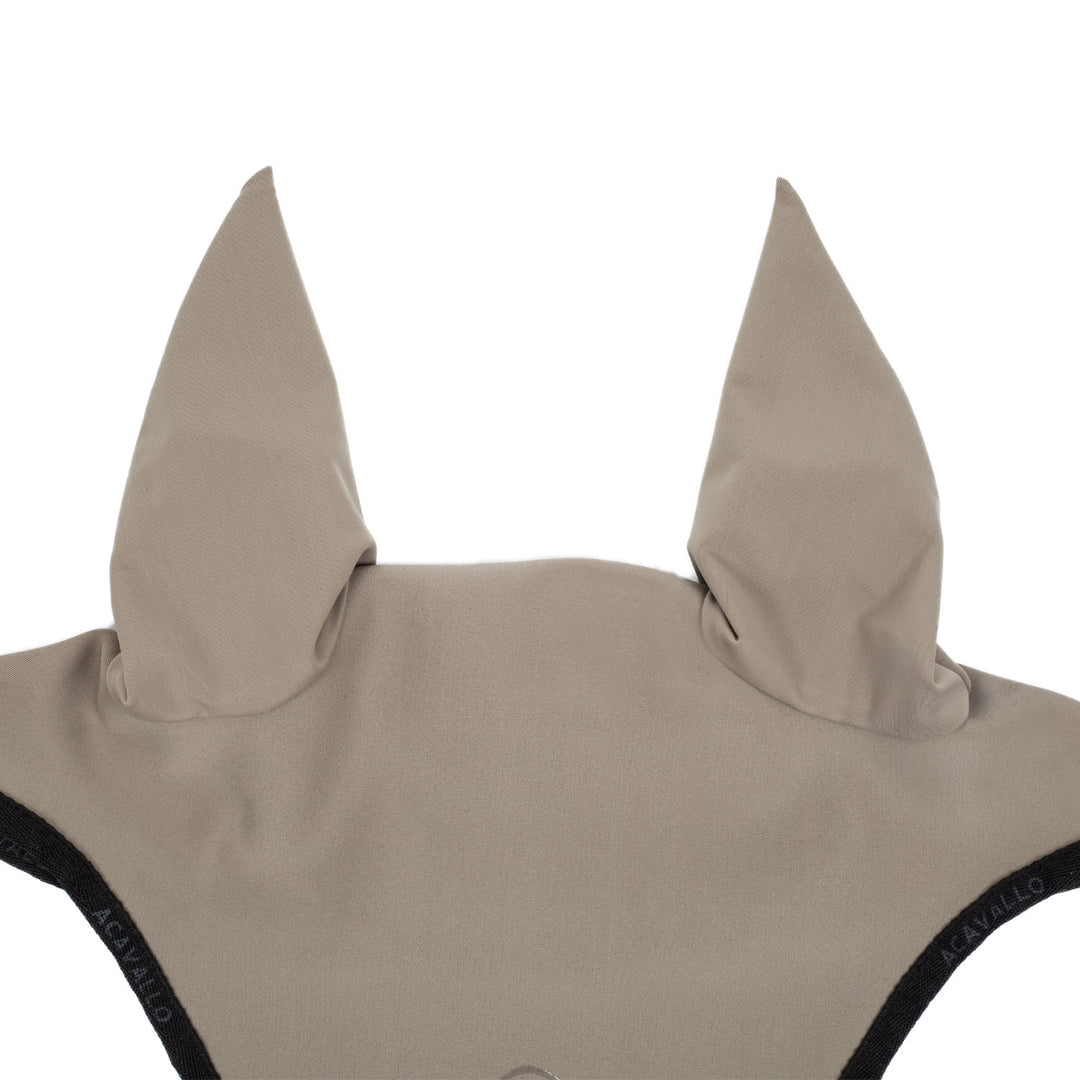 Acavallo Elastane Fly Veil Silicone Logo - Terra/Black