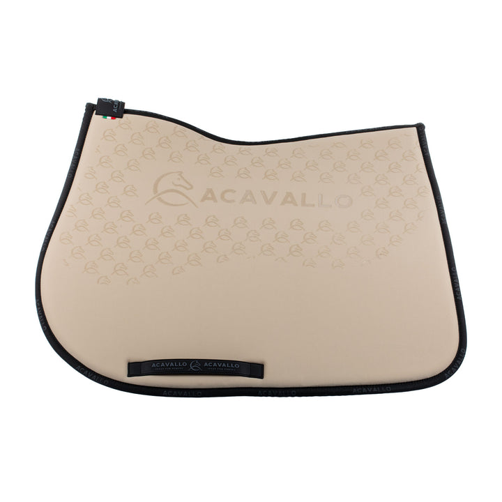 Acavallo Saddle Pad JS Classic Bamboo Silicone Grip - Sand/Black