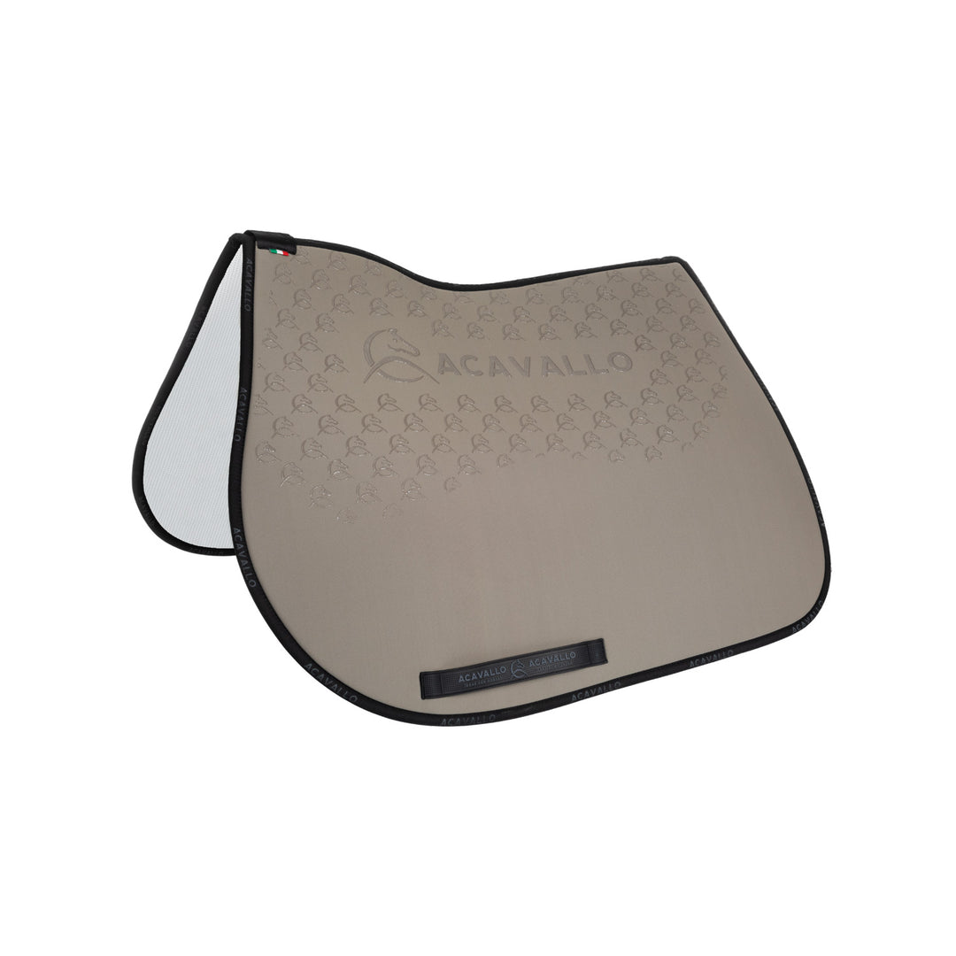 Acavallo Saddle Pad JS Classic Bamboo Silicone Grip - Terra/Black