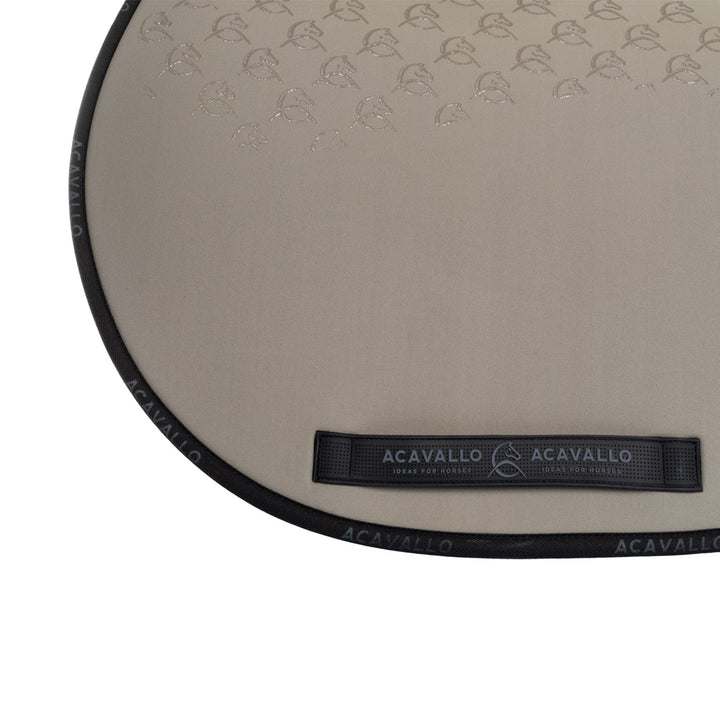 Acavallo Saddle Pad JS Classic Bamboo Silicone Grip - Terra/Black