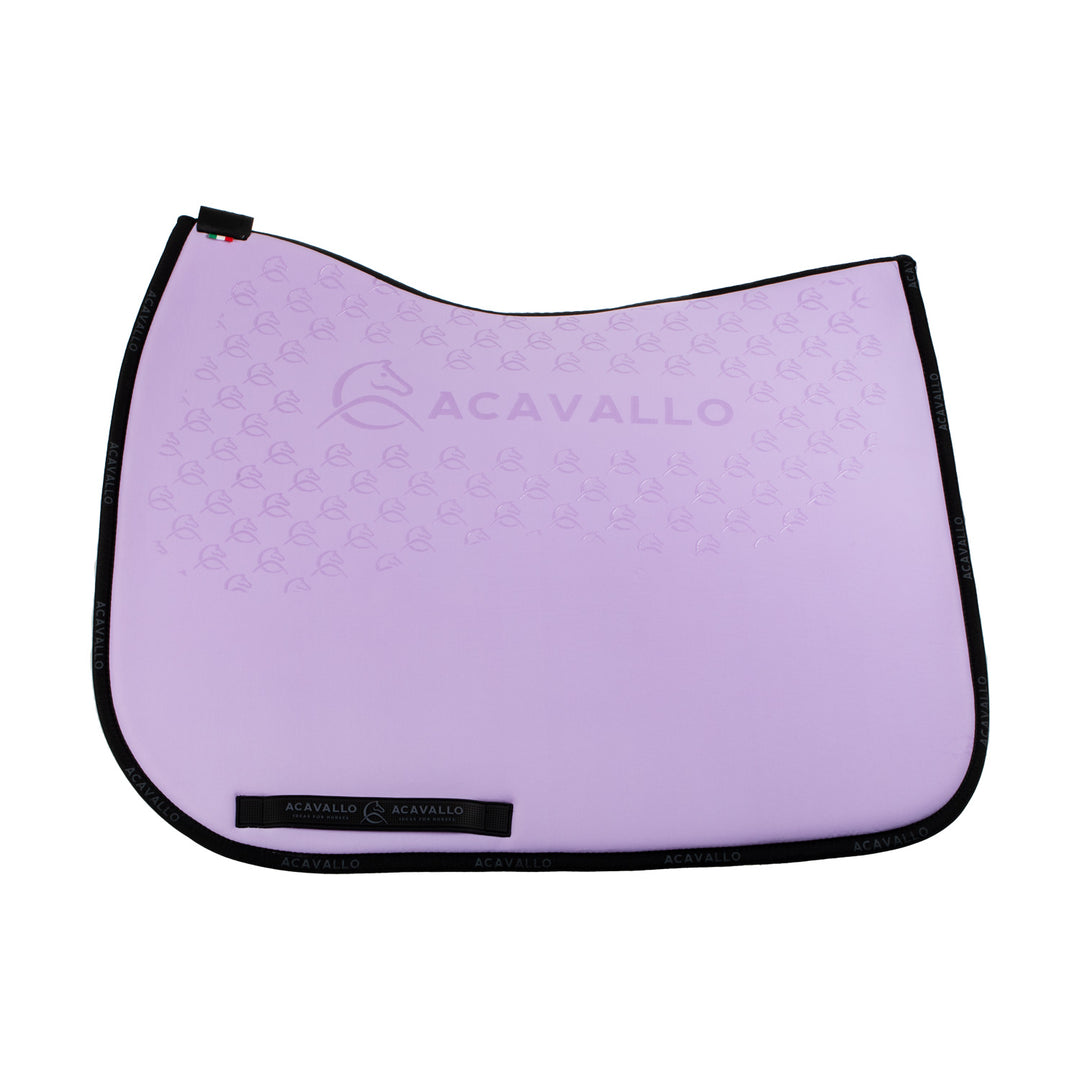 Acavallo Saddle Pad Dressage Classic Silicone Grip - Lilla/Black