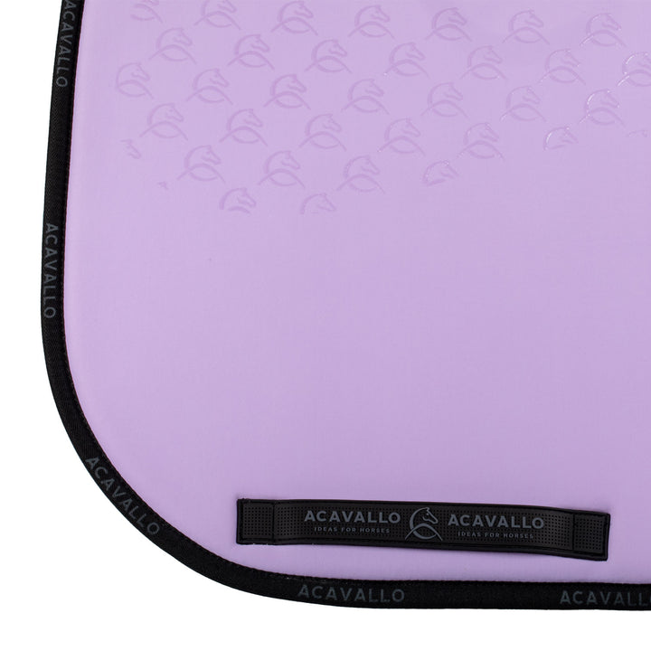 Acavallo Saddle Pad Dressage Classic Silicone Grip - Lilla/Black