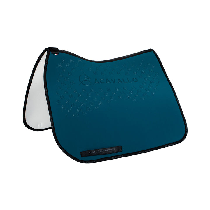 Acavallo Saddle Pad Dressage Classic Silicone Grip - Petrol/Black