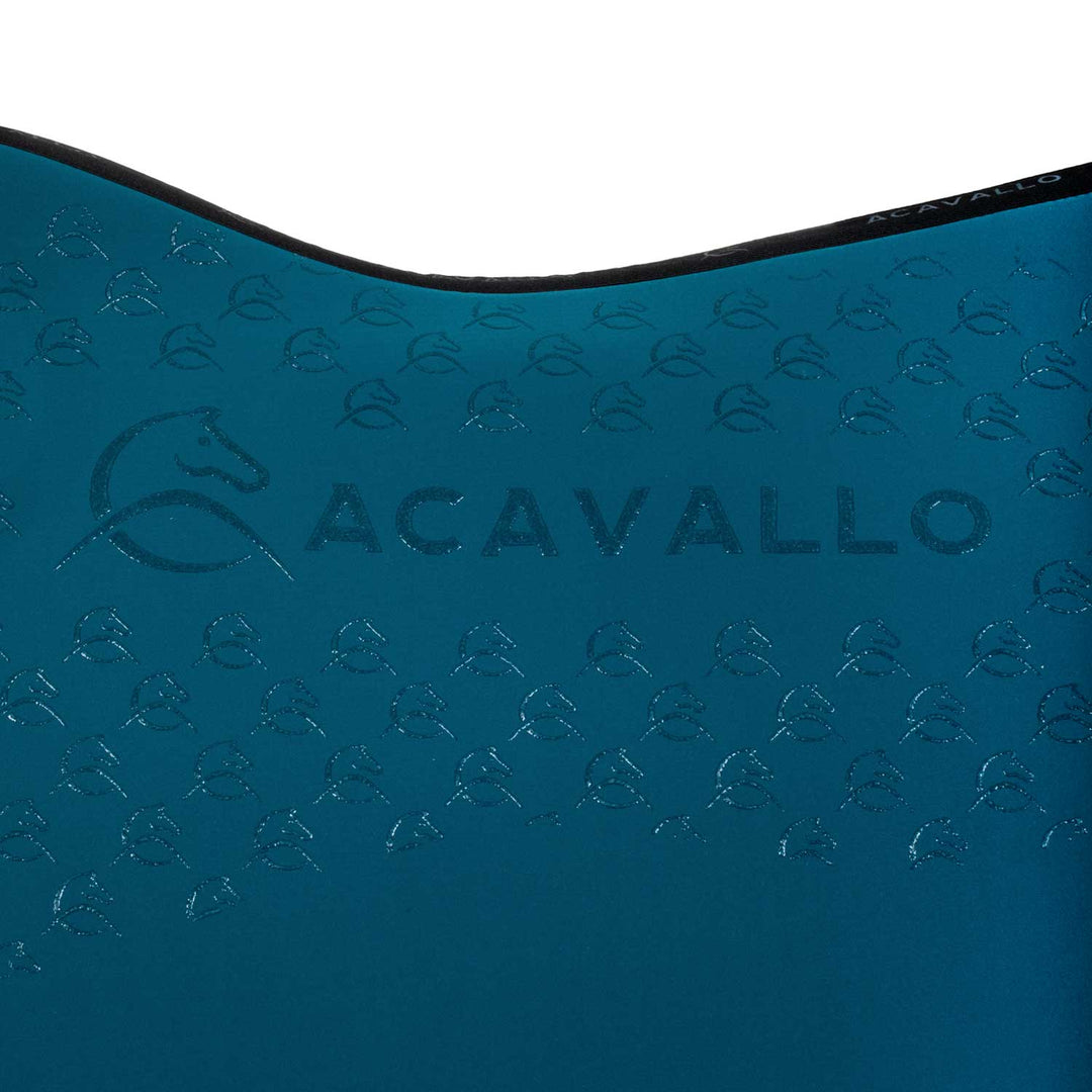 Acavallo Saddle Pad Dressage Classic Silicone Grip - Petrol/Black