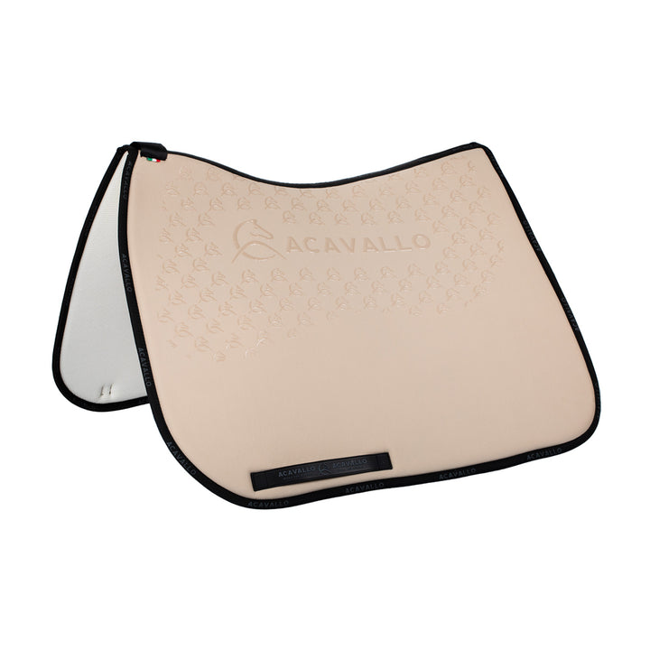 Acavallo Saddle Pad Dressage Classic Silicone Grip - Sand/Black
