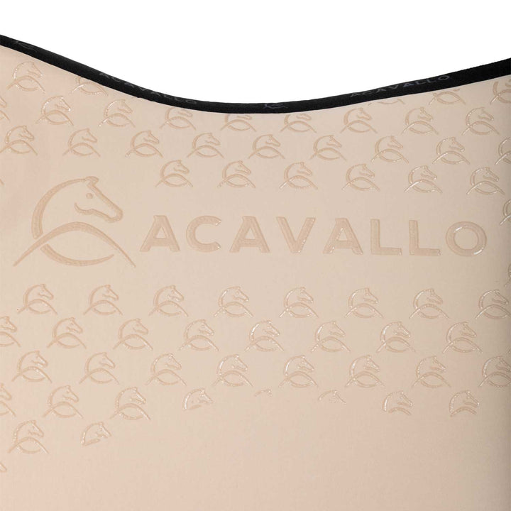 Acavallo Saddle Pad Dressage Classic Silicone Grip - Sand/Black