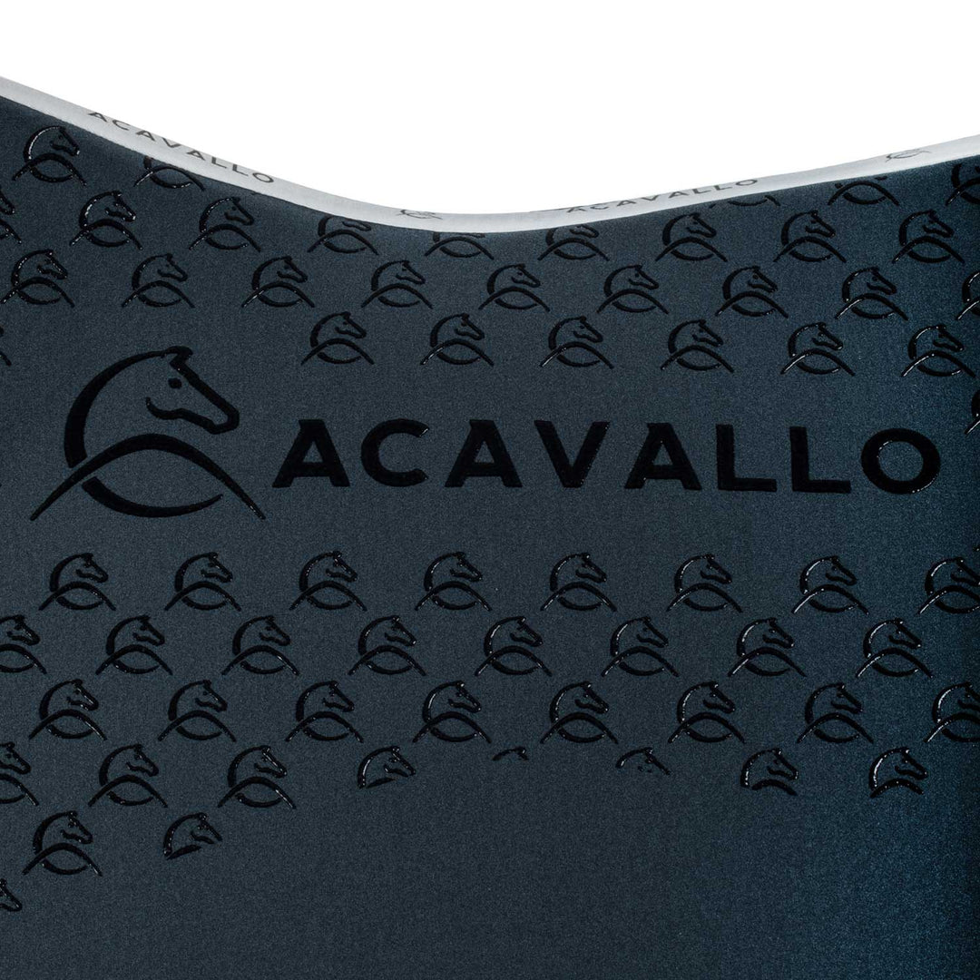 Acavallo Saddle Pad Dressage Classic Silicone Grip - Smoke Dore/White