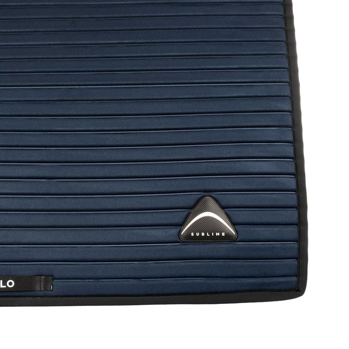 Acavallo Sublime Striped Saddle Pad in Technical Fabric - Navy