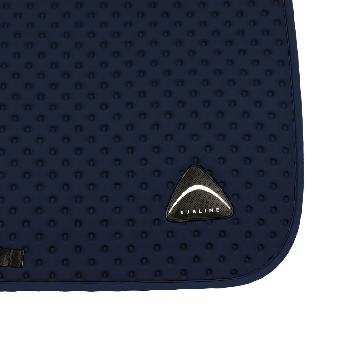 Acavallo Sublime Dotted Saddle Pad in Technical Fabric - Navy