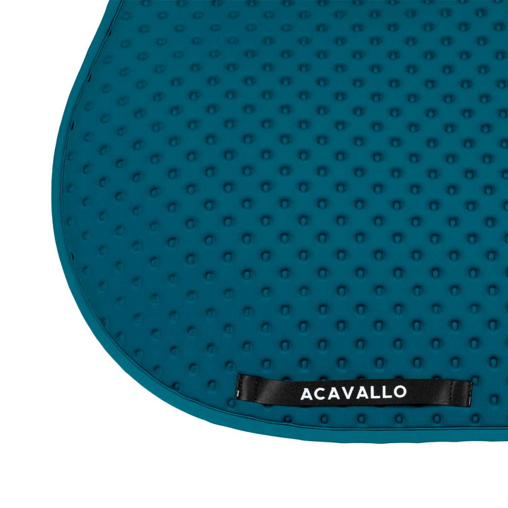 Acavallo Sublime Dotted Saddle Pad in Technical Fabric - Petrol