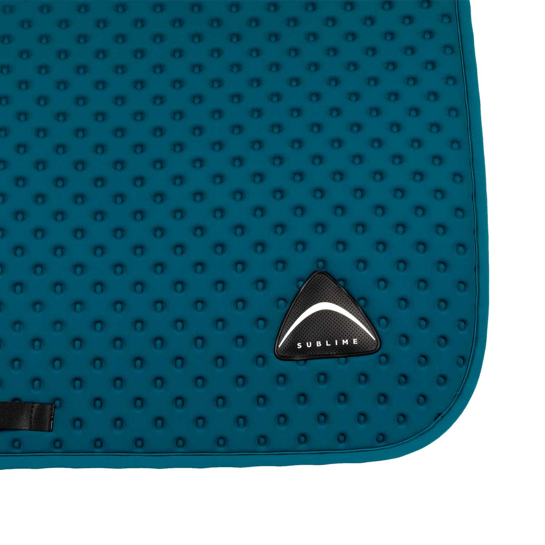 Acavallo Sublime Dotted Saddle Pad in Technical Fabric - Petrol