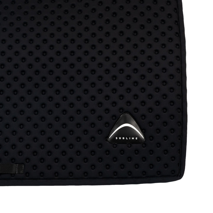 Acavallo Sublime Dotted Saddle Pad in Technical Fabric - Black