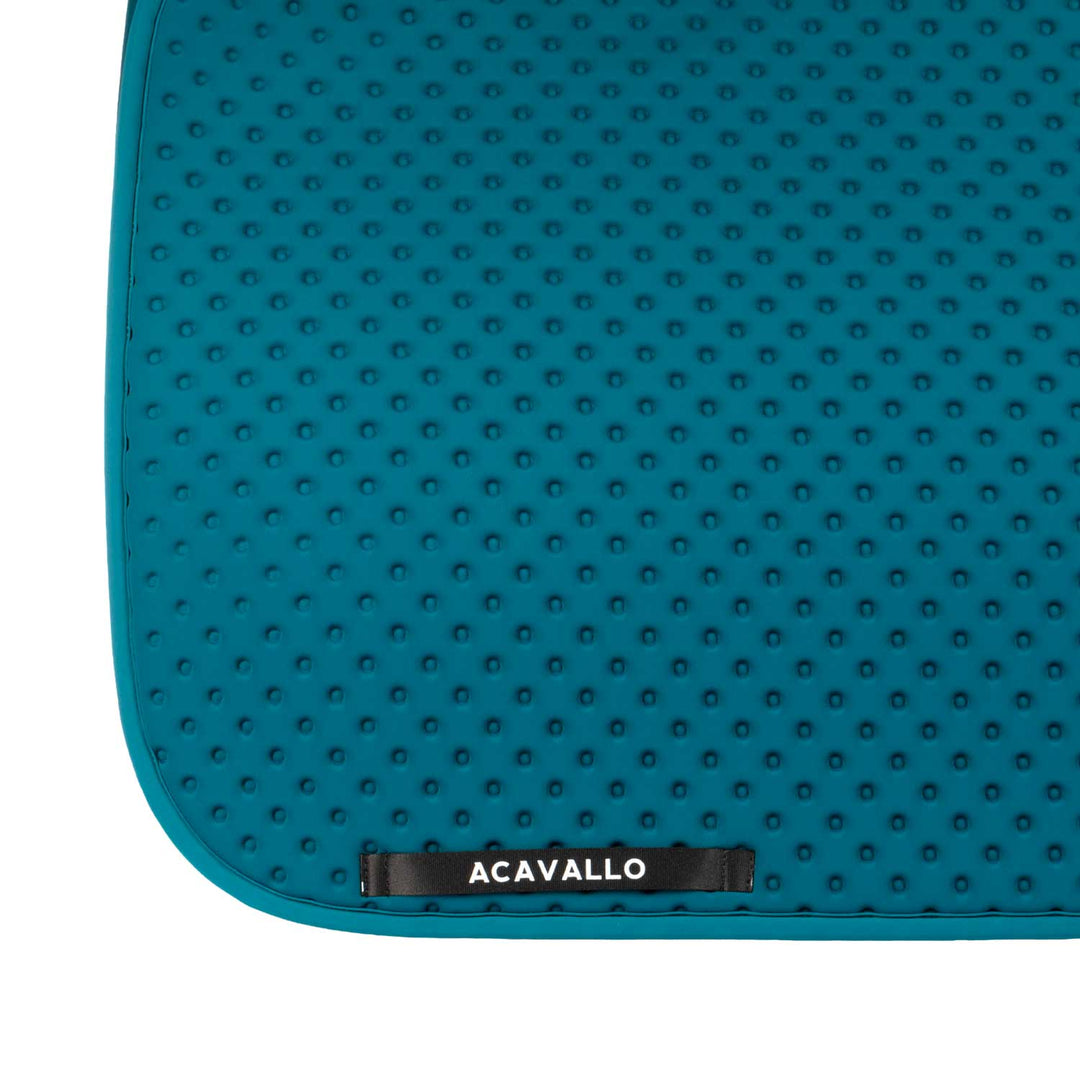 Acavallo Sublime Dotted Saddle Pad in Technical Fabric - Petrol