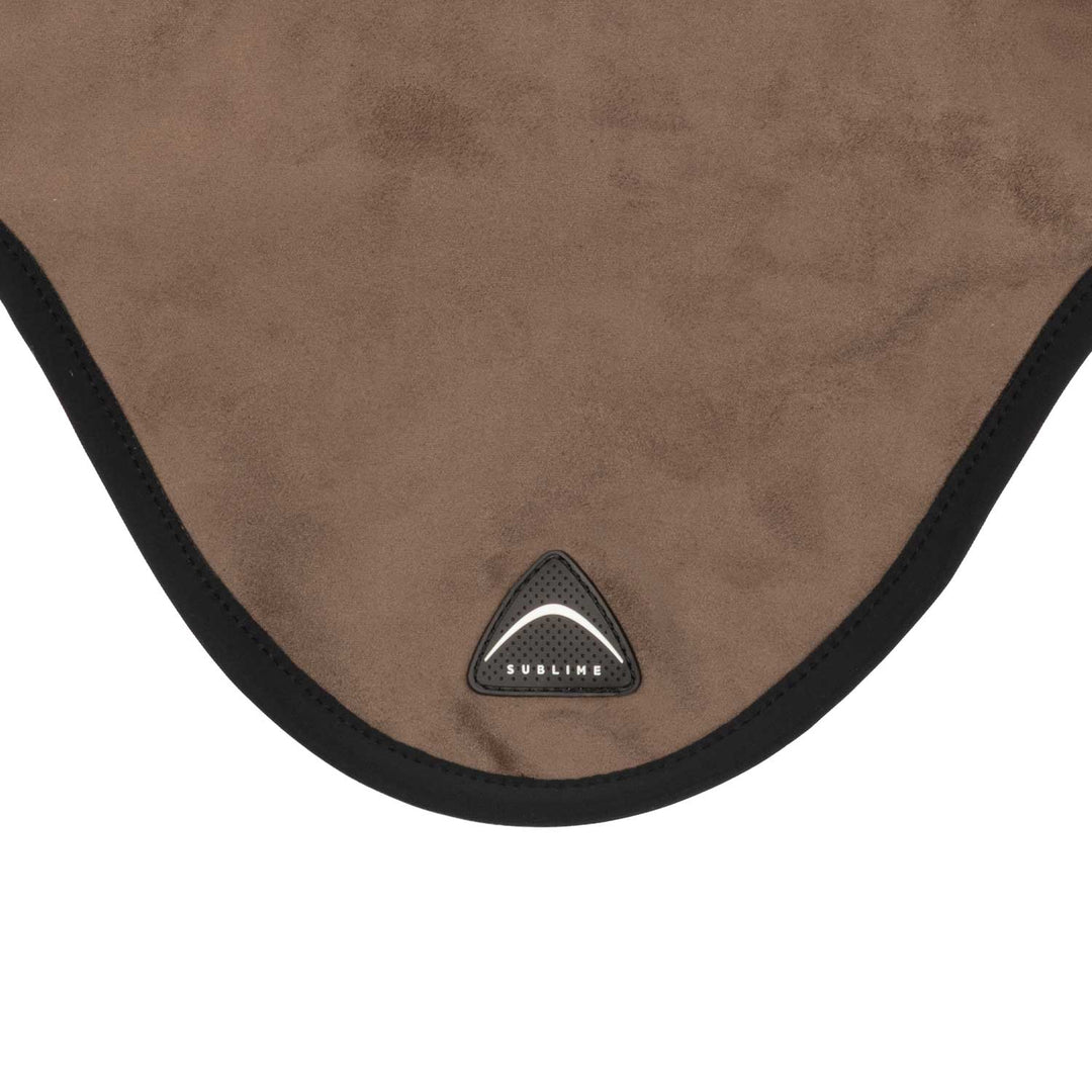 Acavallo Sublime Louvre Fly Veil with Silicone Log Patch - Terra