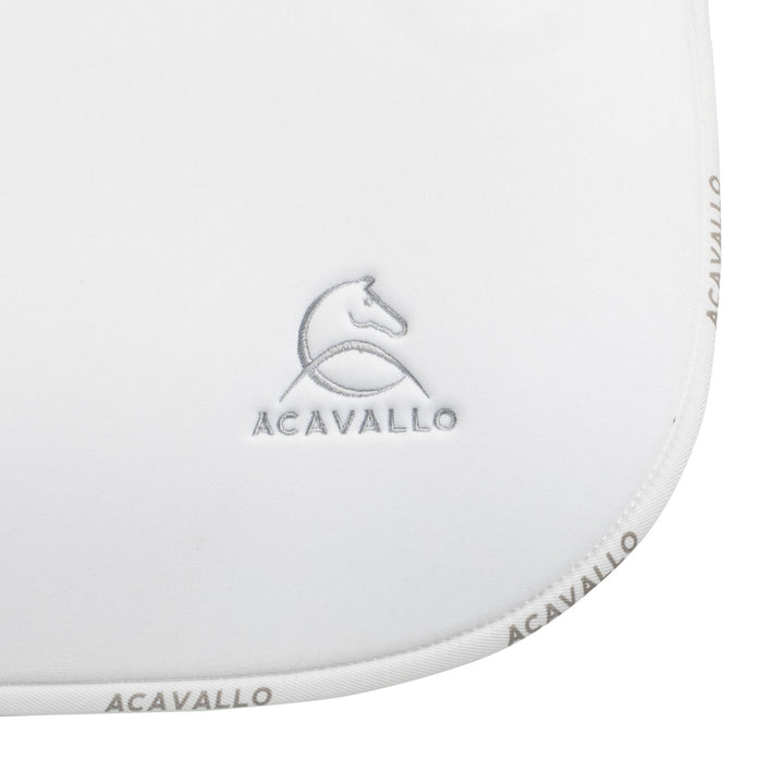 Acavallo Saddle Pad JS Classic Withers 3D Spacer Faux Sheepskin - White