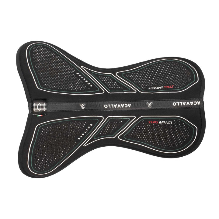 Acavallo Sublime Zero Impact Pad Half Pad - Black