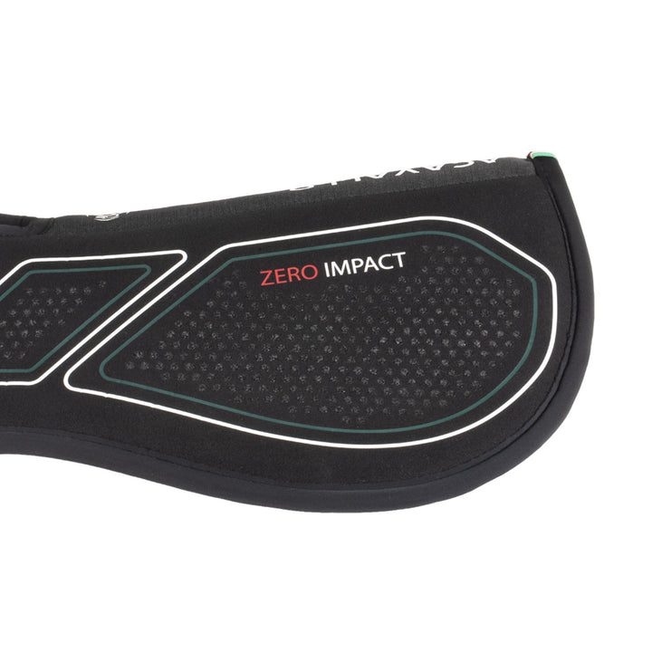 Acavallo Sublime Zero Impact Pad Withers Free Half Pad - Black