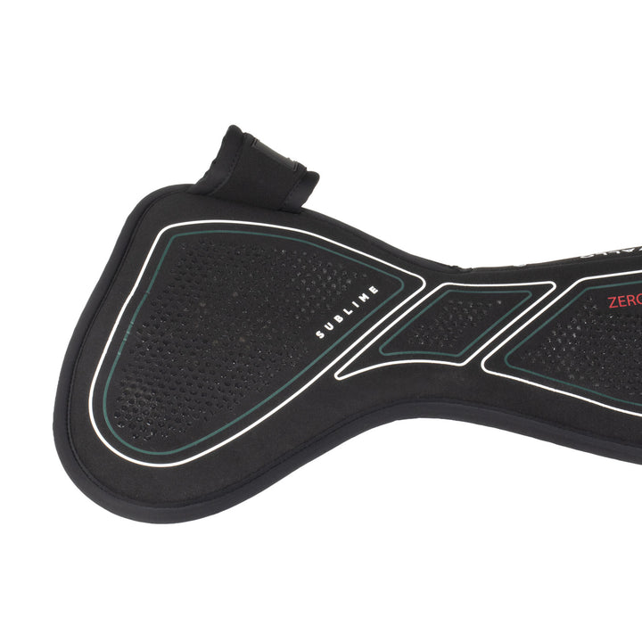 Acavallo Sublime Zero Impact Pad Withers Free Half Pad - Black