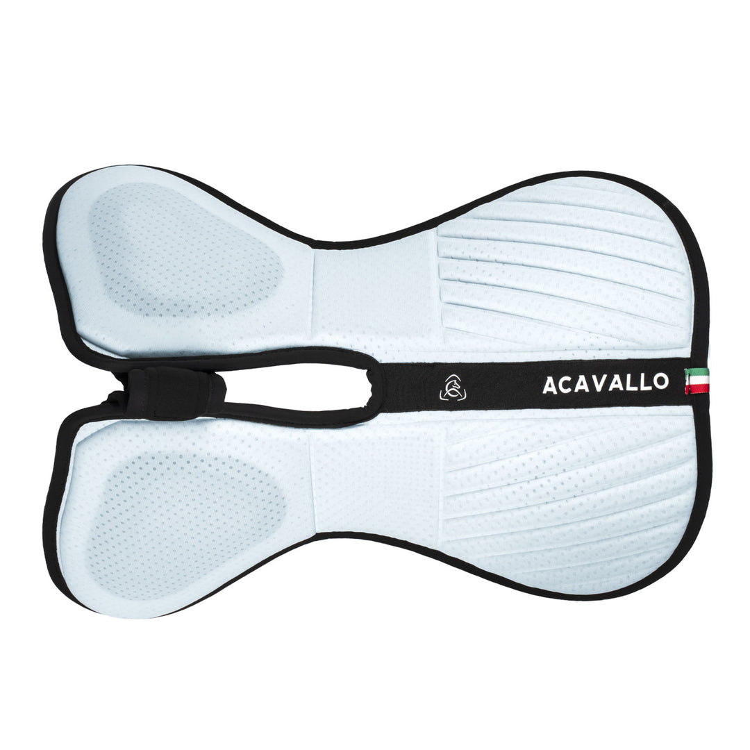 Acavallo Sublime Zero Impact Pad Withers Free Half Pad - Black