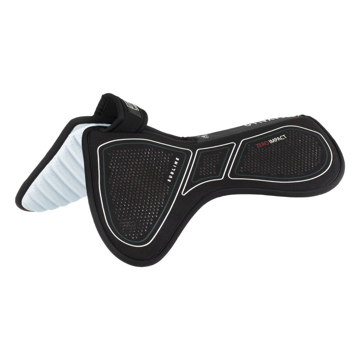 Acavallo Sublime Zero Impact Pad Withers Free Half Pad - Black