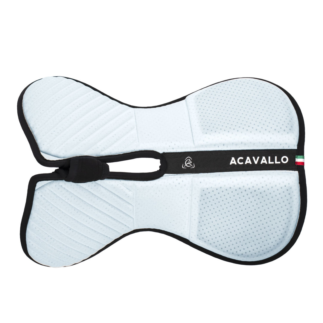 Acavallo Sublime Zero Impact Pad Withers Free Half Pad - Black
