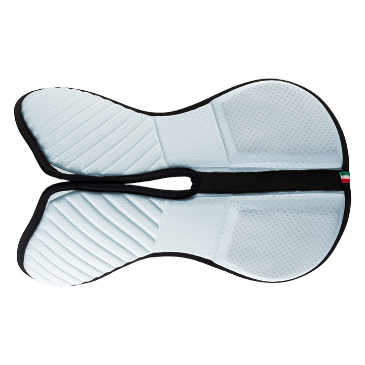 Acavallo Sublime Zero Impact Pad Withers Free Half Pad - Total Black