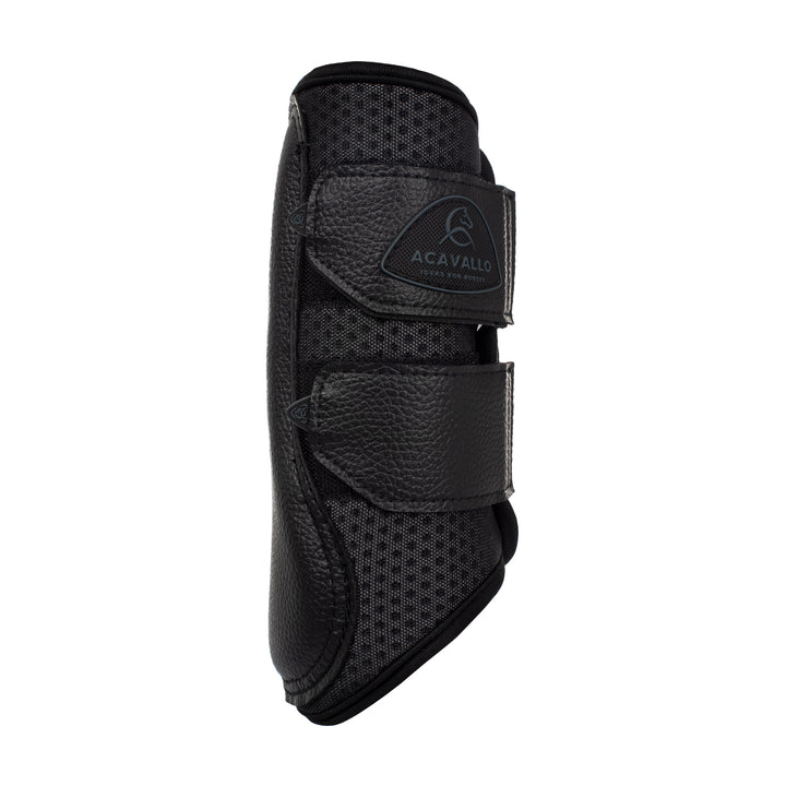 Acavallo Front Brushing Boots Perforated Neoprene - Black