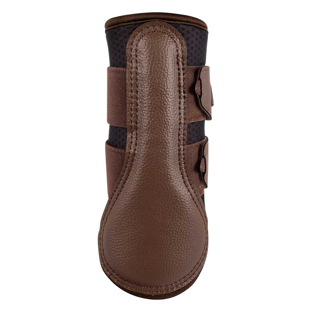 Acavallo Front Brushing Boots Perforated Neoprene - Dark Brown