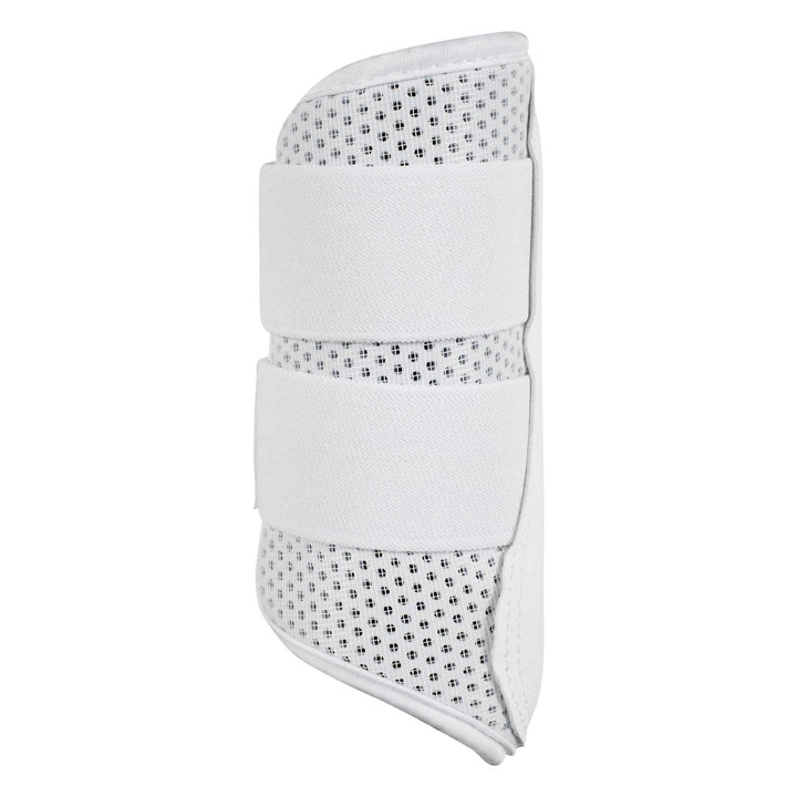 Acavallo Front Brushing Boots Perforated Neoprene - White