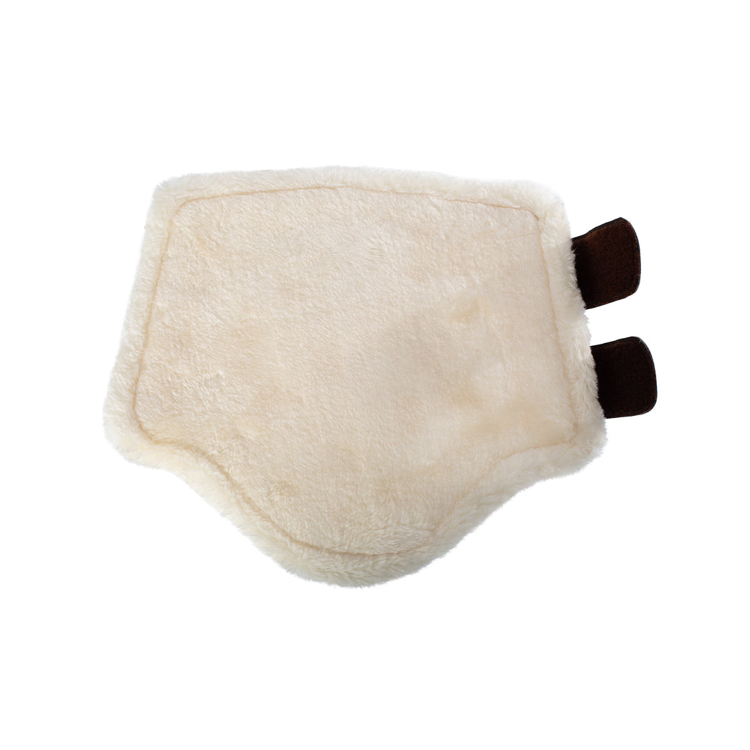 Acavallo Front Brushing Boots Faux Sheepskin &amp; Hook-And-Loop Closure - Brown