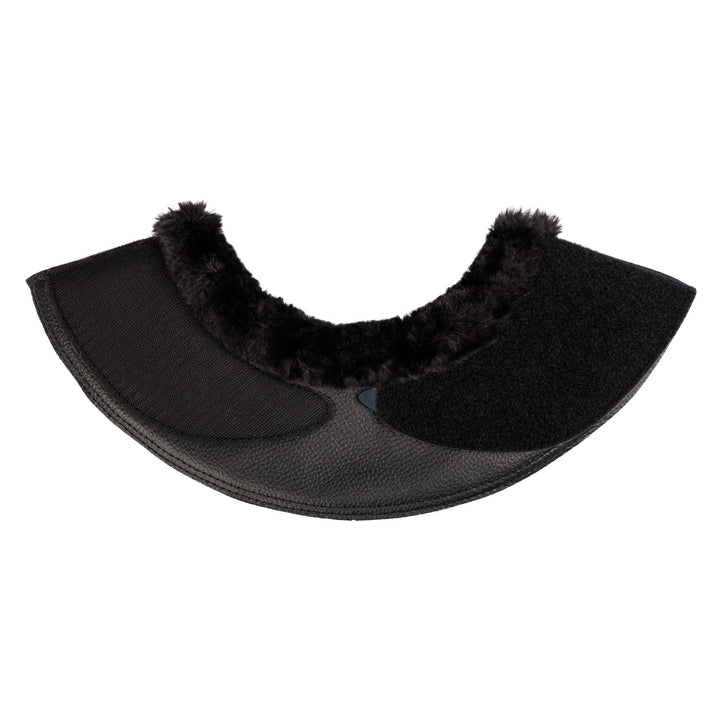 Acavallo Bell Boots Faux Sheepskin &amp; Hook-And-Loop Closure - Black