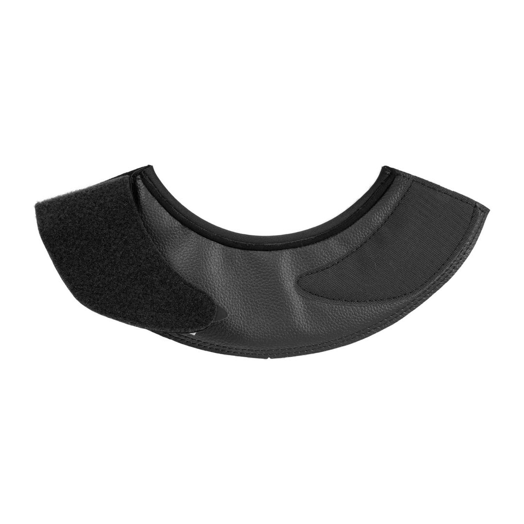 Acavallo Bell Boots Eco-Leather &amp; Hook-And-Loop Closure - Black