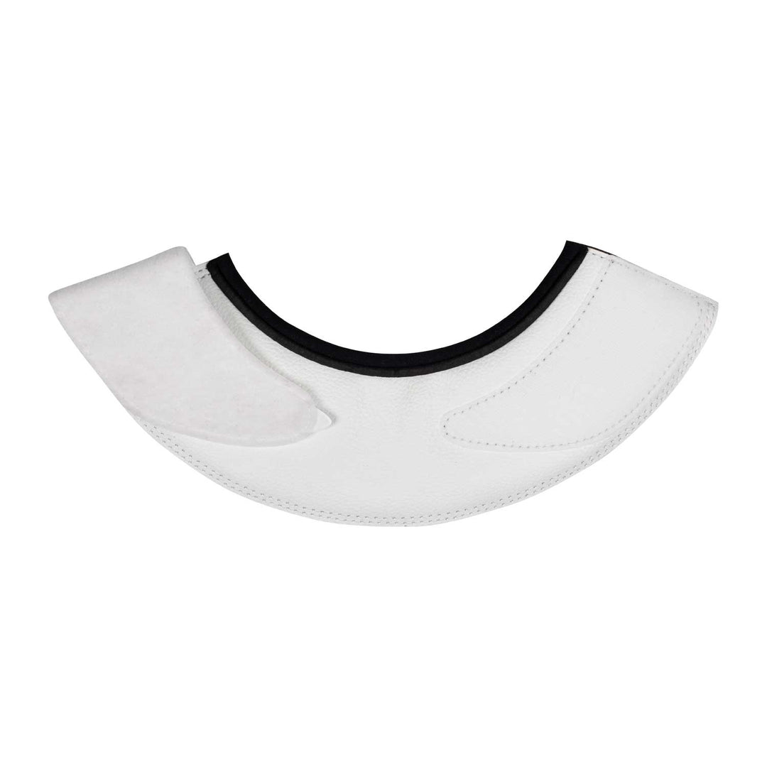 Acavallo Bell Boots Eco-Leather &amp; Hook-And-Loop Closure - White