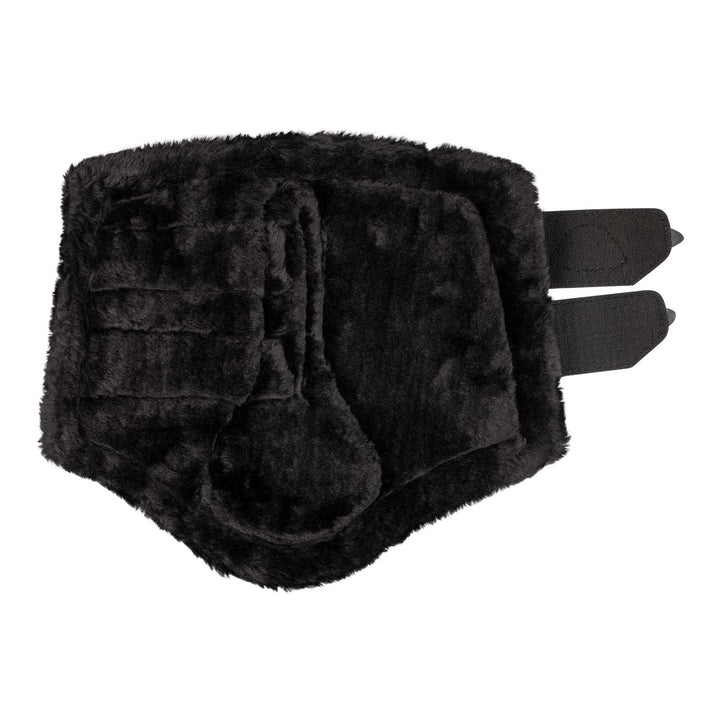Acavallo Front Brushing Boots Eco-Leather &amp; Faux Sheepskin - Black