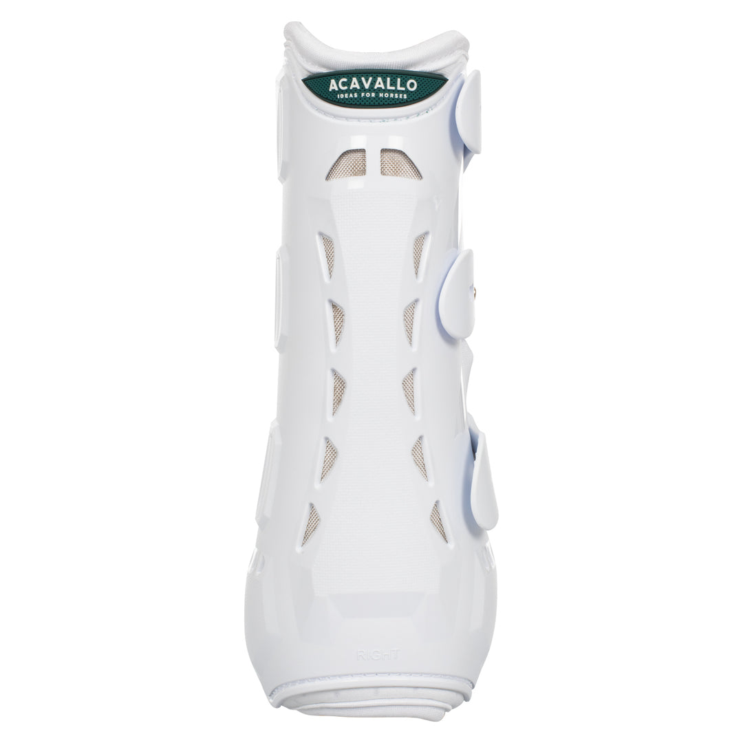 Acavallo Anatomical Front Dressage Boots - White
