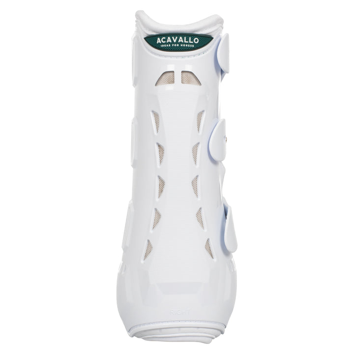 Acavallo Anatomical Front Dressage Boots - White