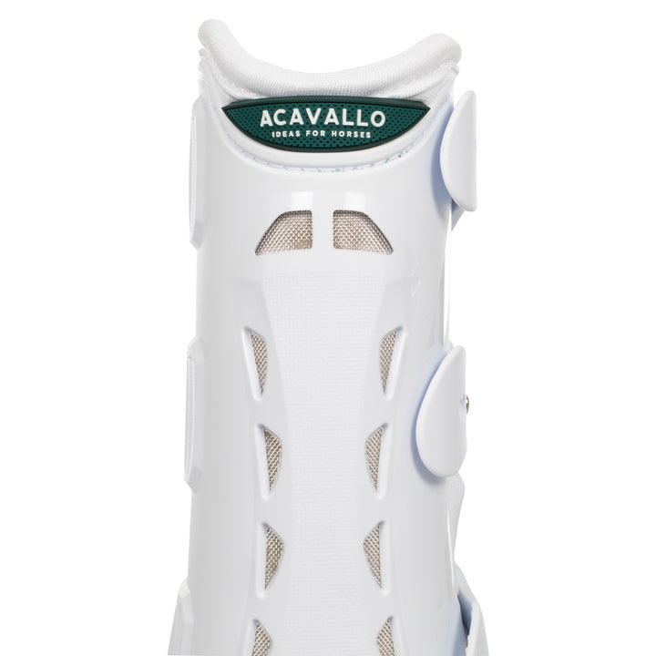 Acavallo Anatomical Front Dressage Boots - White