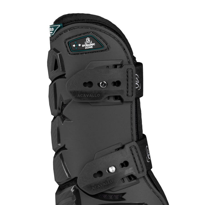 Acavallo Skeleton Dynamic Zone Tendon Boot - Black