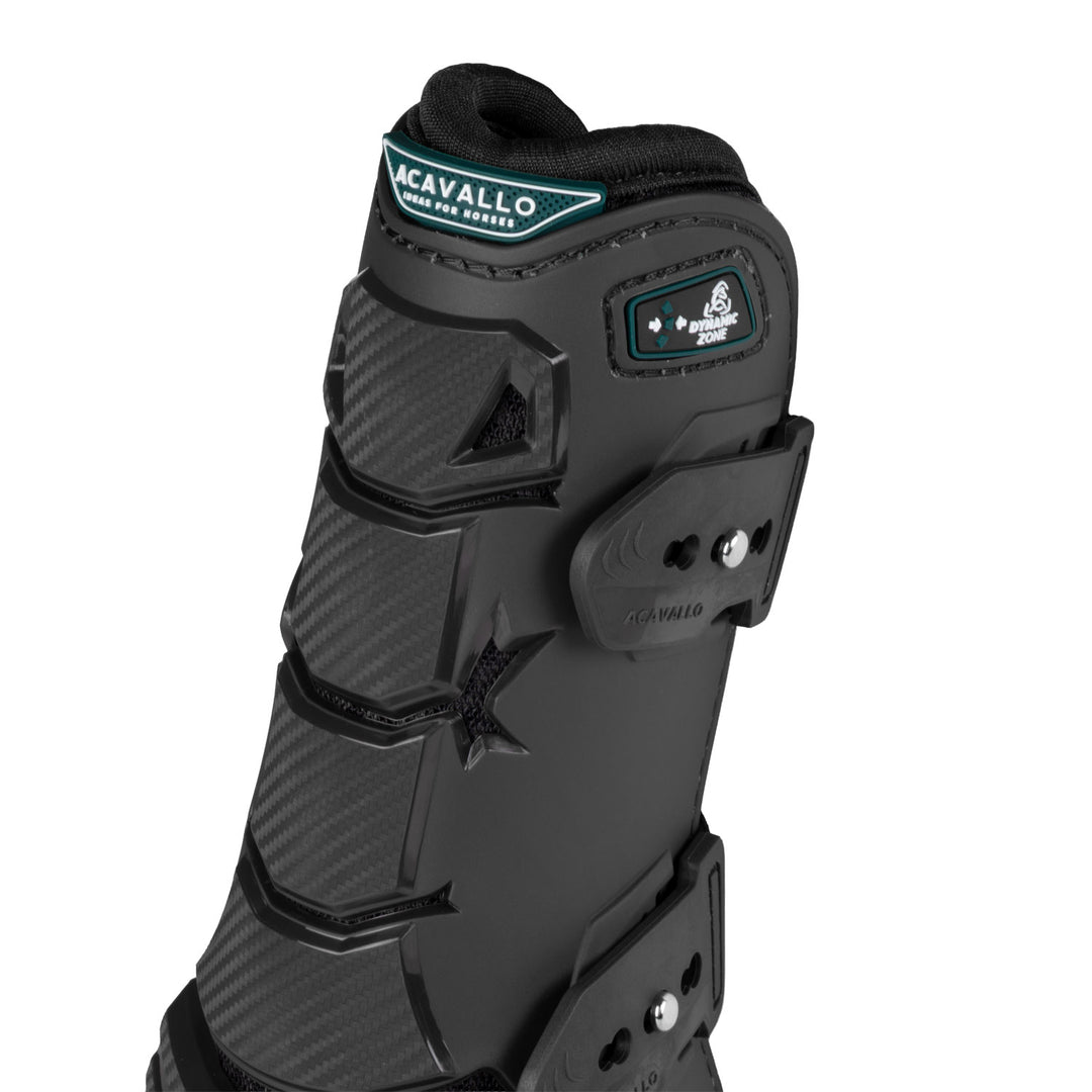 Acavallo Skeleton Dynamic Zone Tendon Boot - Black