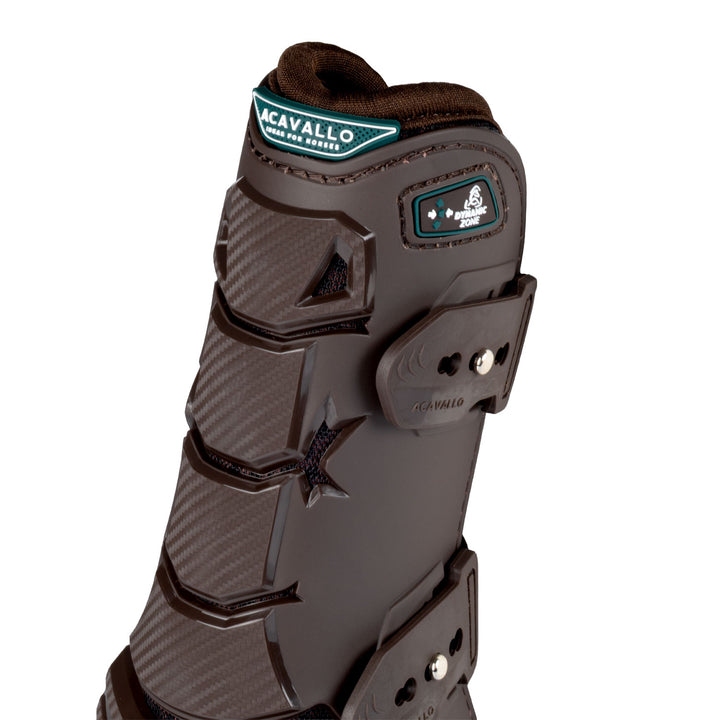 Acavallo Skeleton Dynamic Zone Tendon Boot - Dark Brown