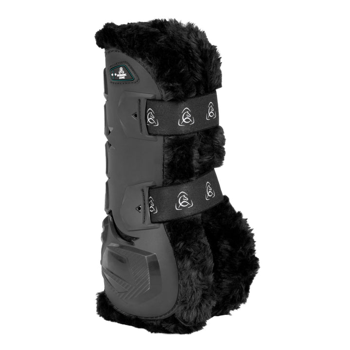 Acavallo Skeleton Dynamic Zone Boots with Synthetic Sheepskin - Black